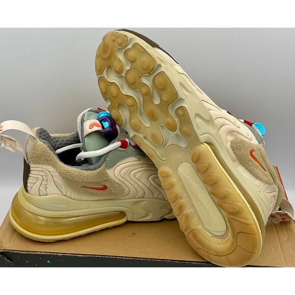 Travis Scott x Nike Air Max 270 React ENG Cactus Trails Sz 6 CT2864 200 #285